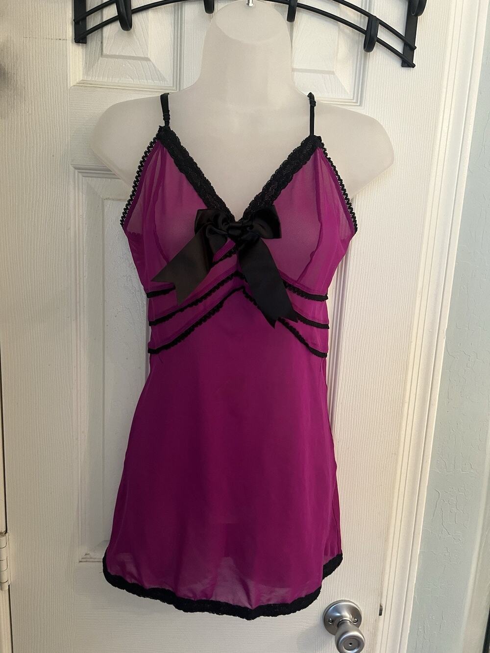 VTG Y2K Fredrick’s Of Hollywood Babydoll Top Large